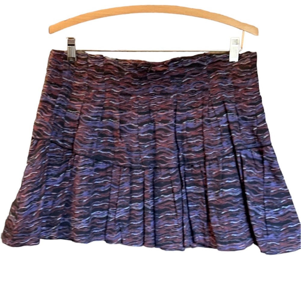 Free People Purple Ultra Mini Skirt SZ 8 Purple